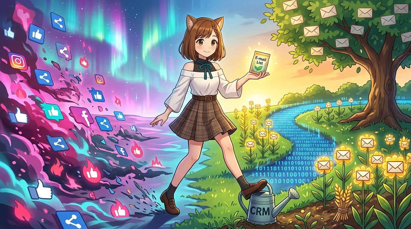 「SNSだけで大丈夫?」中小企業が今こそメールマーケティングを始めるべき理由と実践ステップ